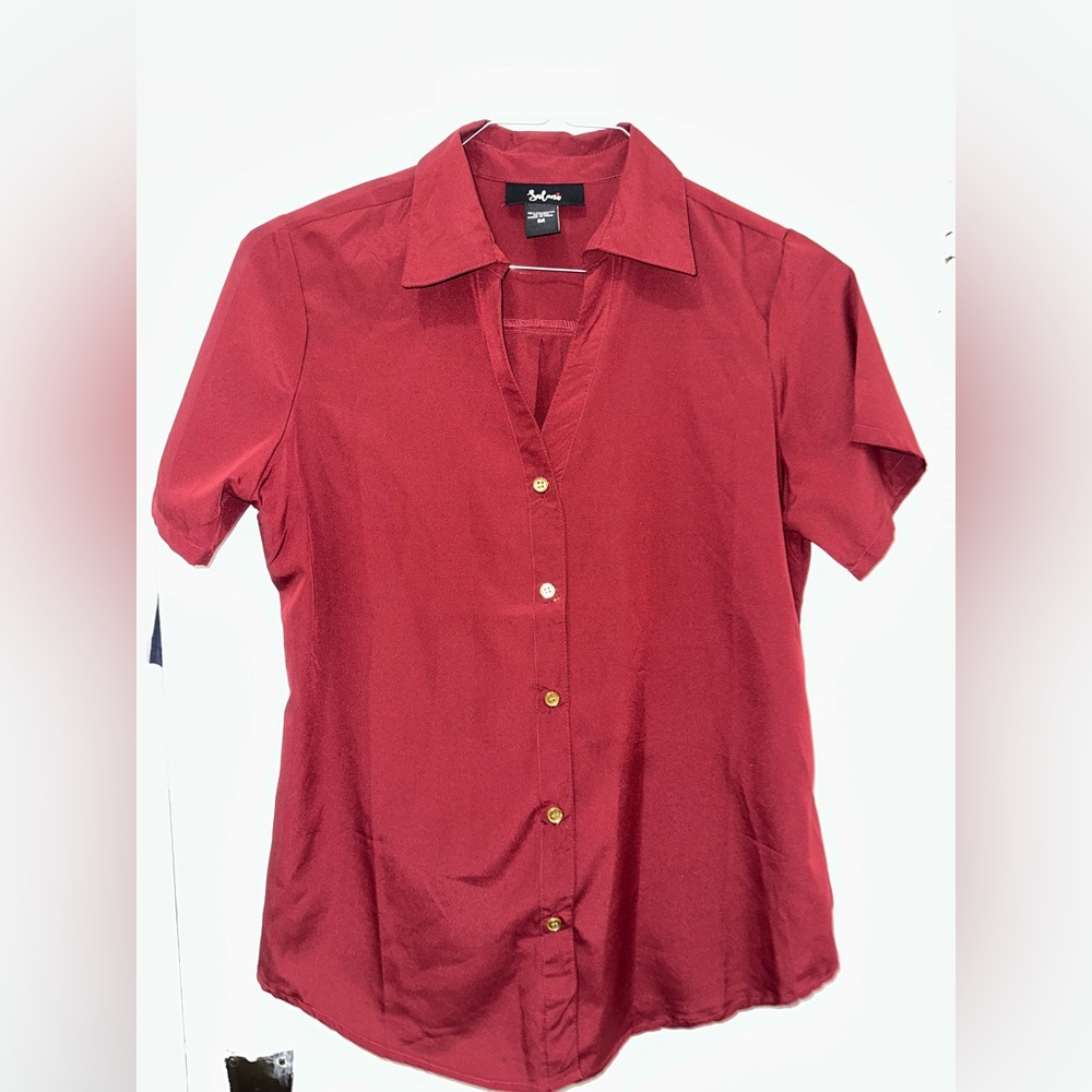 Saloni, medium, burgundy